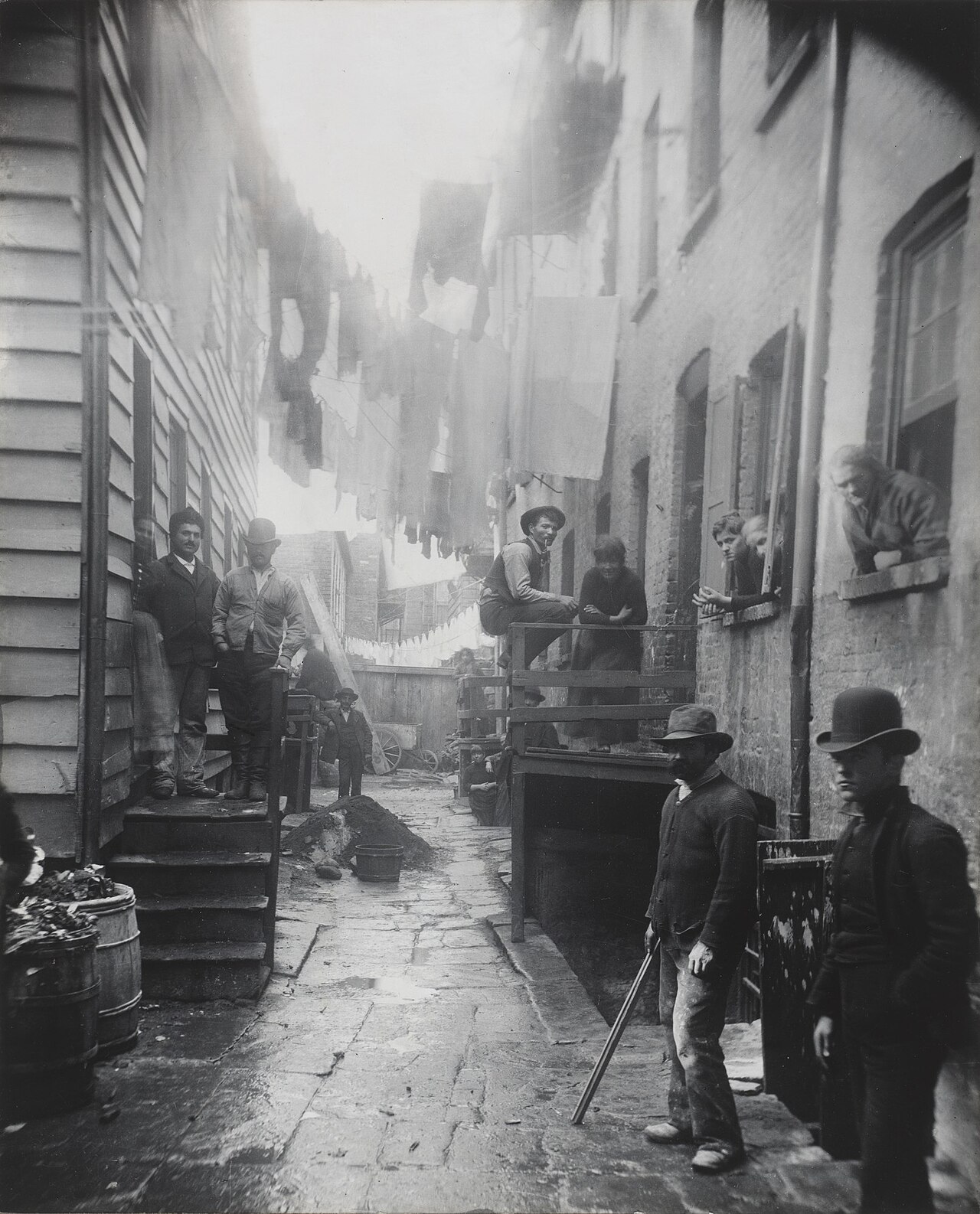 Jacob Riis, Bandits' Roost, 1888